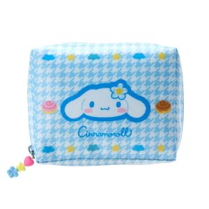 Cinnamoroll Zipper Pouch (Floral Houndstooth Series)