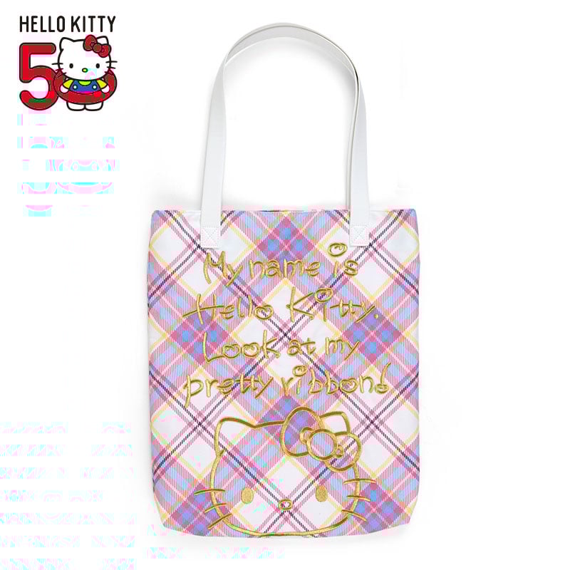 Hello Kitty Tote Bag (Hello Kitty Dress Tartan Series)