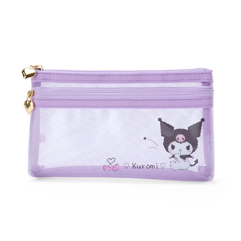 Kuromi Mesh Pencil Pouch