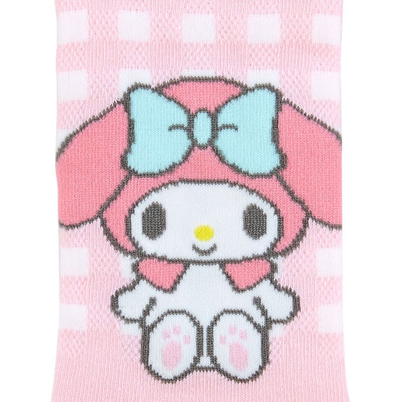 My Melody Checkered Ankle Socks - 图片 2