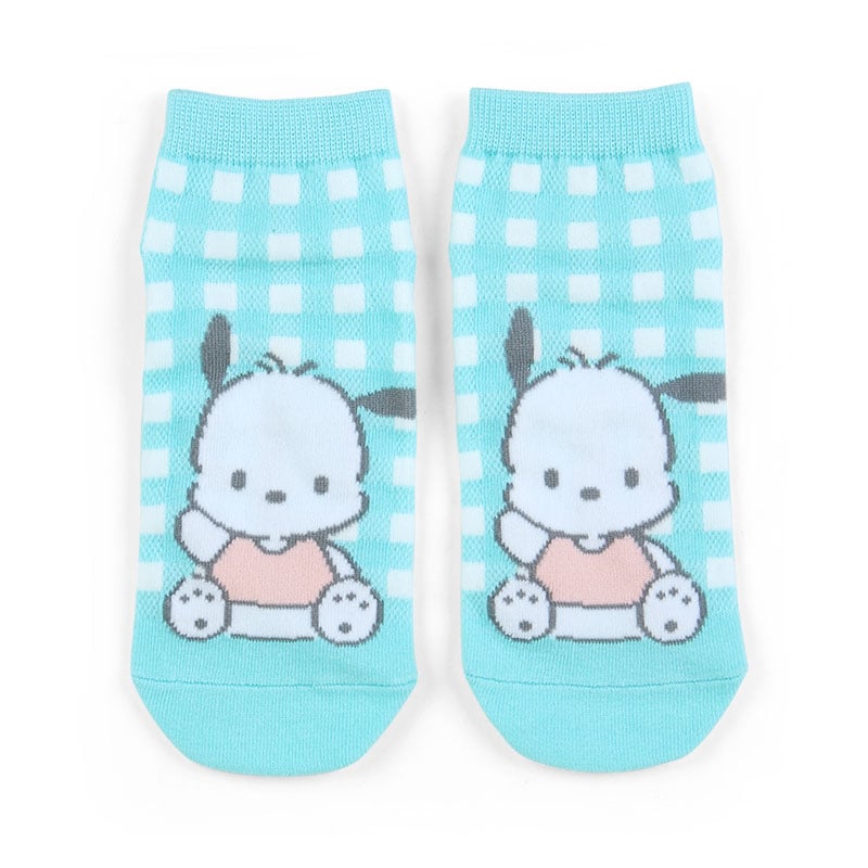 Pochacco Checkered Ankle Socks