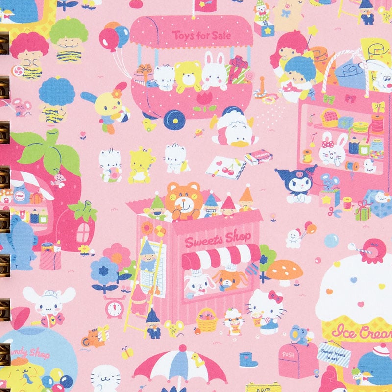 Sanrio Characters Compact Ruled Notebook - 图片 6