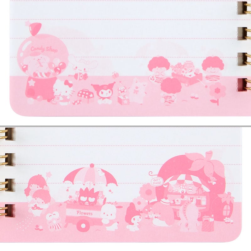Sanrio Characters Compact Ruled Notebook - 图片 3