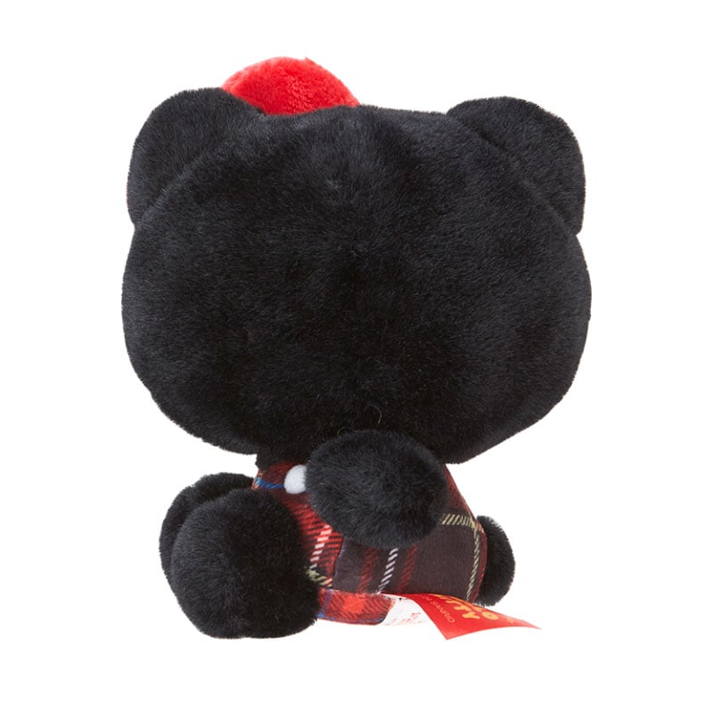 Hello Kitty 50th Anniv. Plush Mascot (Black Tartan) - 图片 3