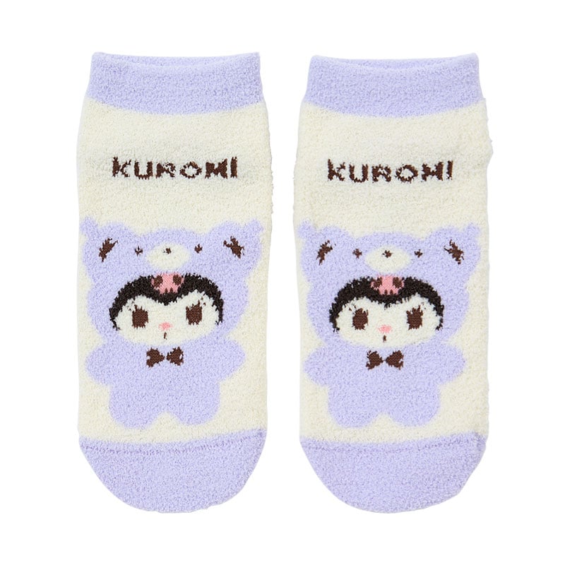 Kuromi Teddy Bear Cozy Ankle Socks