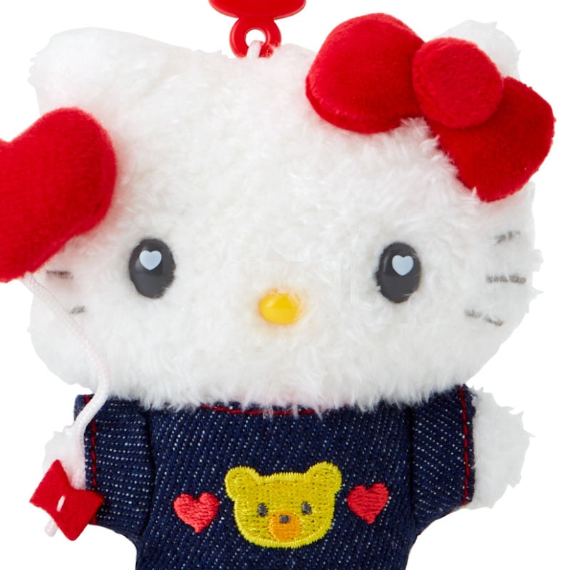 Hello Kitty Keychain Mascot Clip (Denim Patch Series) - 图片 2