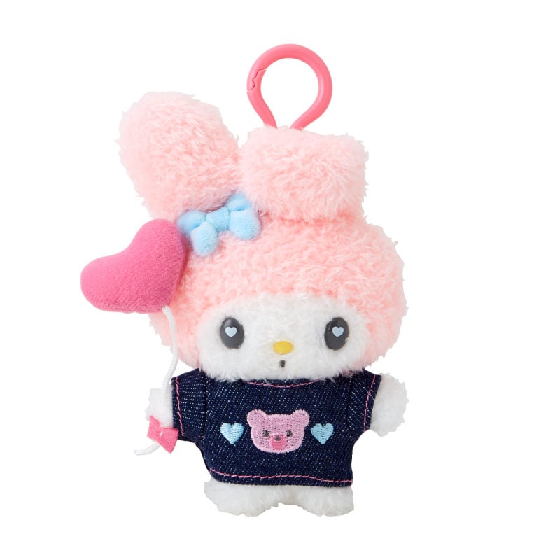 My Melody Keychain Mascot Clip (Denim Patch Series)