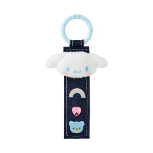 Cinnamoroll Logo Keychain (Denim Patch Series)