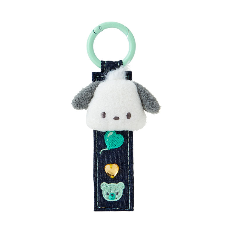 Pochacco Logo Keychain (Denim Patch Series)