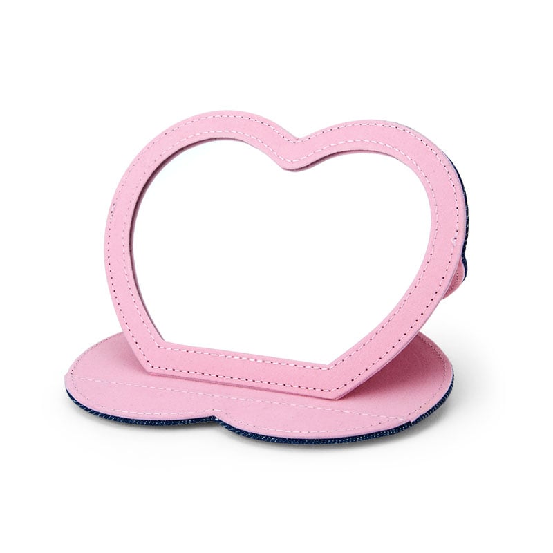 Sanrio Characters Folding Stand Mirror (Denim Patch Series) - 图片 2