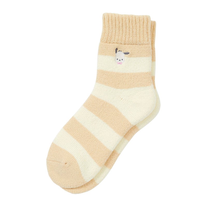 Pochacco Cozy Cuff Striped Lounge Socks