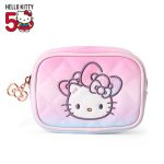 Hello Kitty Mini Zipper Pouch 50th Anniv. (Fashionable Ribbons Series)