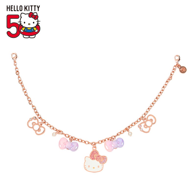 Hello Kitty Bag Charm 50th Anniv. (Fashionable Ribbons Series)