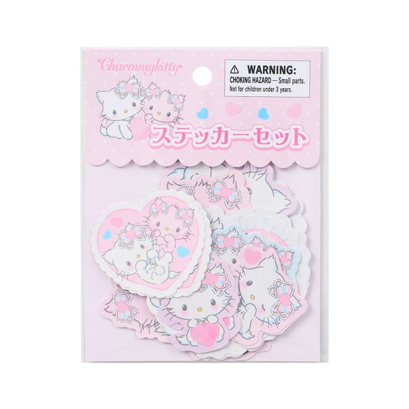 Charmmy Kitty 16-pc Sticker Pack (Heisei Fluffy Heart Series)