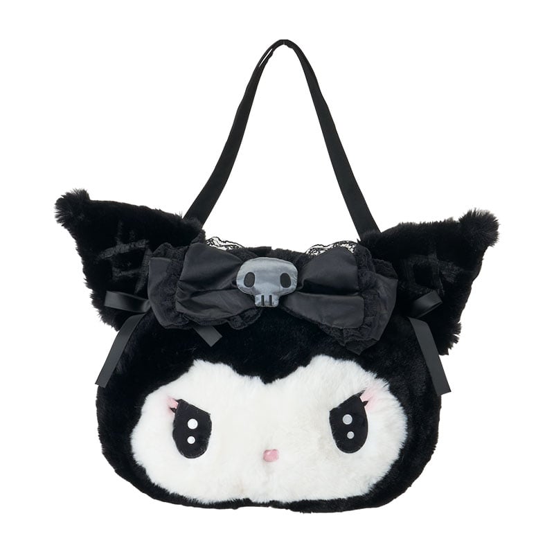 Kuromi Plush Tote Bag (Midnight Melokuro Series)