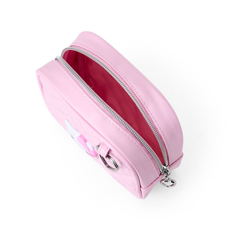 Hello Kitty Pink Quilted Zipper Pouch (I Love Hello Kitty Series) - 图片 4