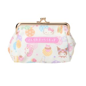 Sanrio Characters Kiss Lock Pouch (Retro Pastel Series)