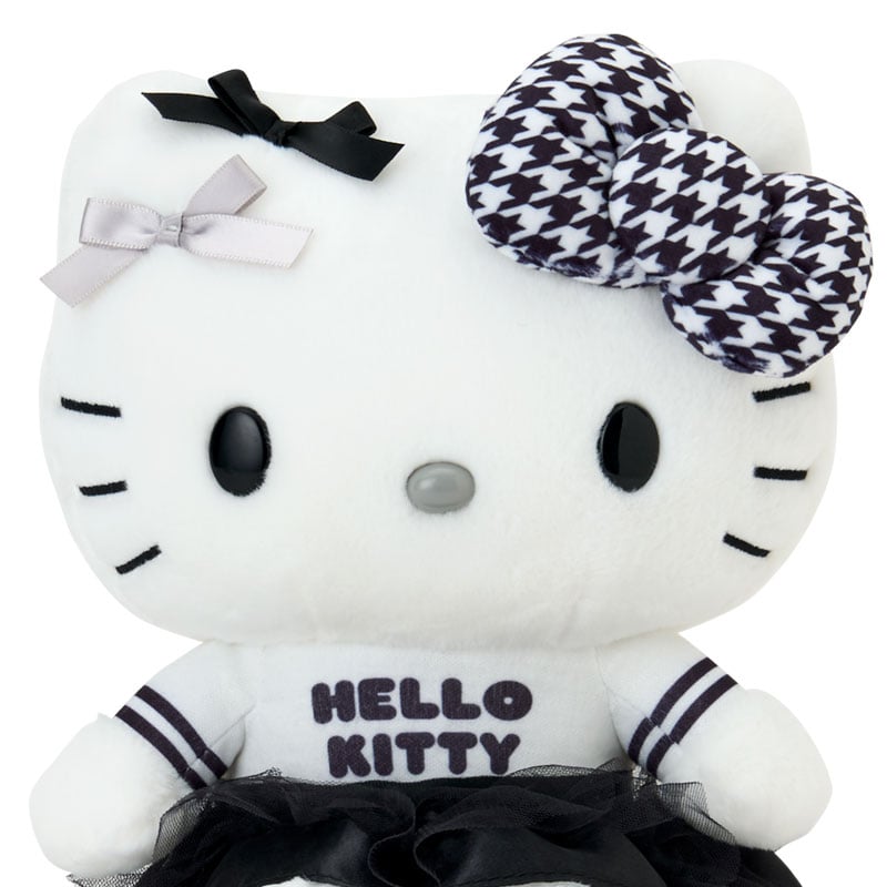Hello Kitty 8" Plush (Silver Houndstooth Series) - 图片 2