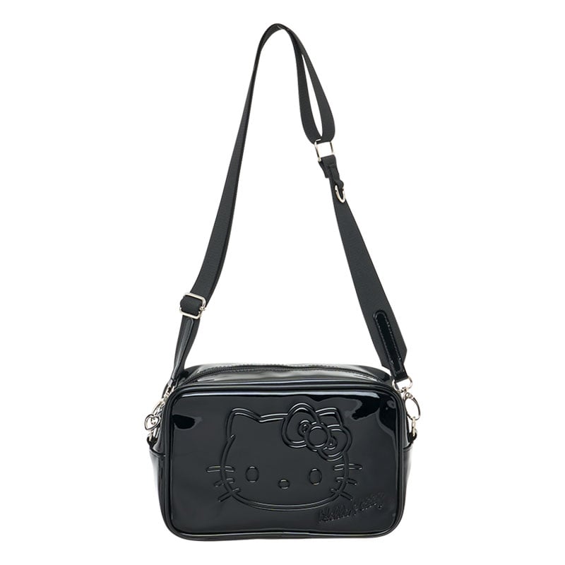 Hello Kitty Crossbody Bag (Silver Houndstooth Series)