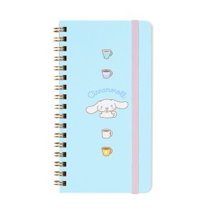 Cinnamoroll Slim Spiral Notebook (Elastic Closure)