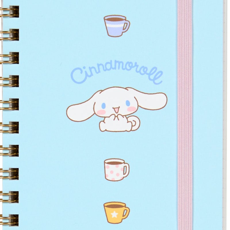 Cinnamoroll Slim Spiral Notebook (Elastic Closure) - 图片 4