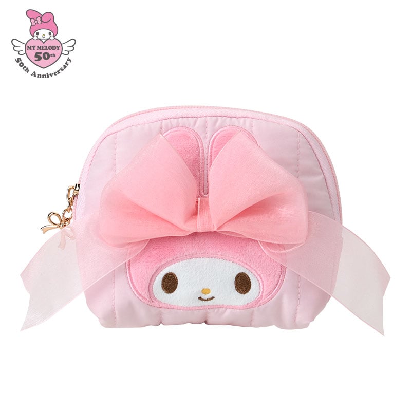 My Melody Mini Zipper Pouch (50th Anniv. Ribbon Series)