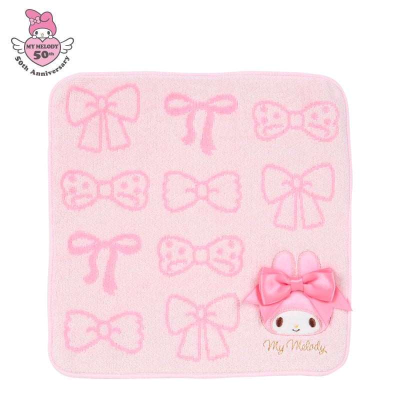 My Melody Wash Towel (50th Anniv. Ribbon Series)