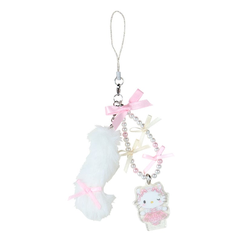Hello Kitty Beaded Smartphone Charm (Ballet Kitten Series)