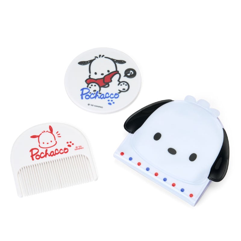 Pochacco 3-Pc Mirror and Comb Set (Dress-up Series)