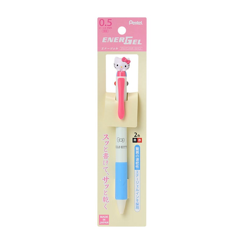 Hello Kitty 2-Color Pentel EnerGel Retractable Pen - 图片 3