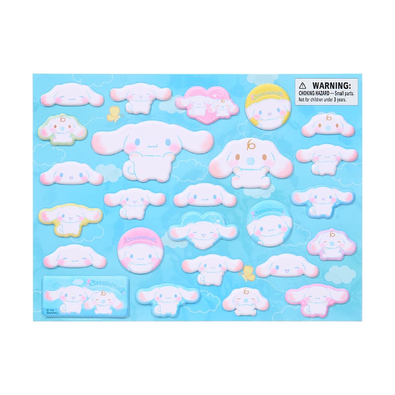 Cinnamoroll 25-pc Sticker Sheet (Rosy Cheeks Series)