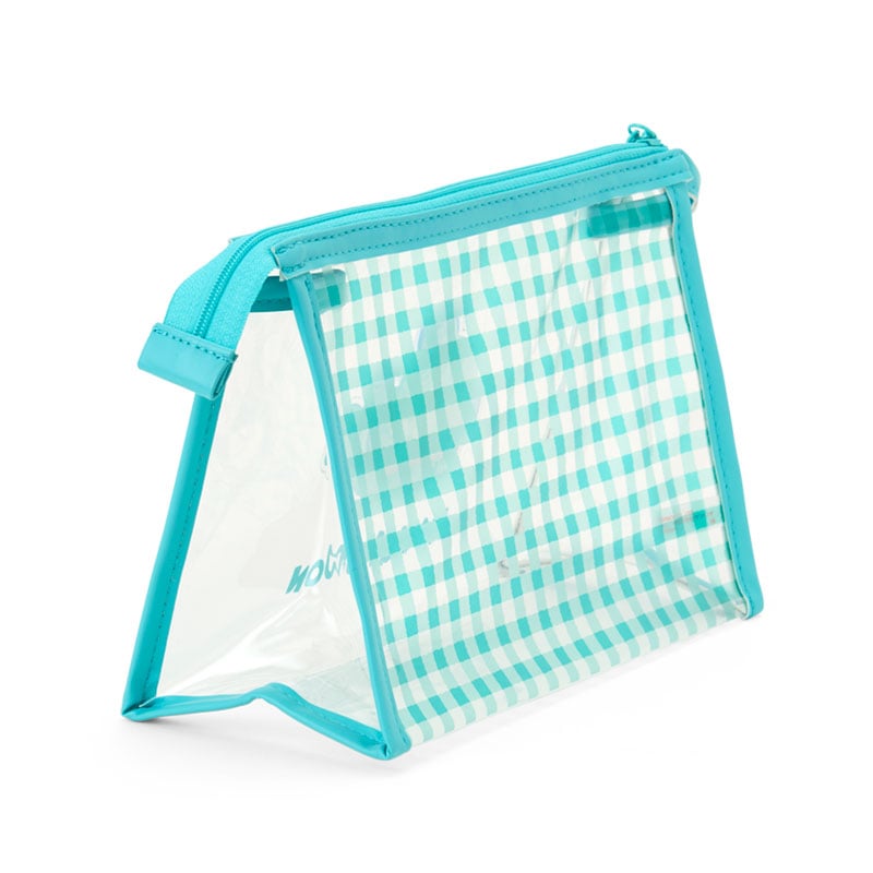 Hangyodon Clear Gingham Zipper Pouch - 图片 2
