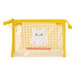 Hanamaruobake Clear Gingham Zipper Pouch