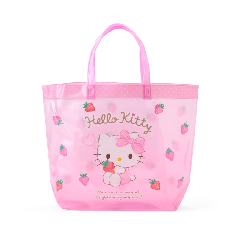 Hello Kitty Clear Vinyl Tote Bag