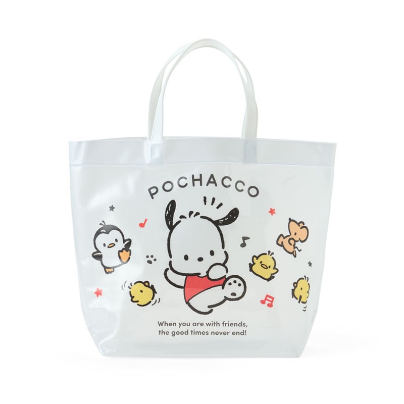 Pochacco Clear Vinyl Tote Bag
