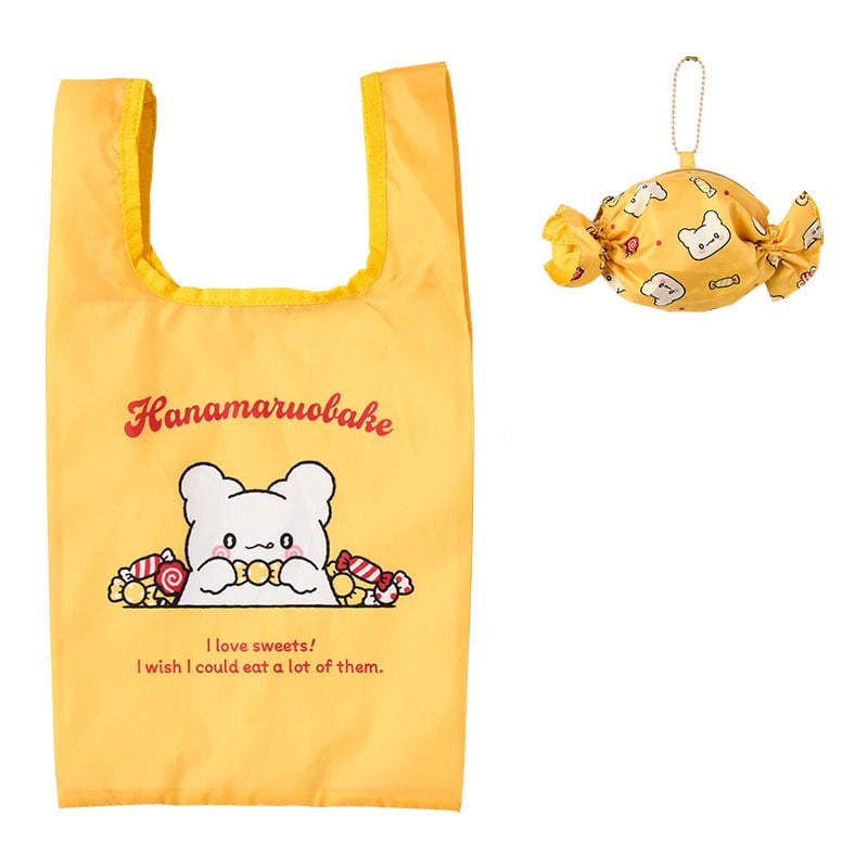 Hanamaruobake Reusable Tote Bag (I Love Sweets Series)