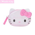 Hello Kitty Pink & Clear Zipper Pouch (I Love Hello Kitty Series)