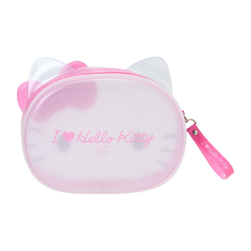 Hello Kitty Pink & Clear Zipper Pouch (I Love Hello Kitty Series) - 图片 3