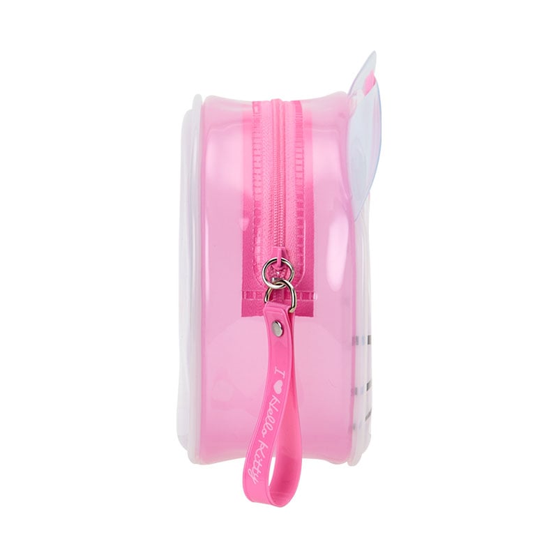Hello Kitty Pink & Clear Zipper Pouch (I Love Hello Kitty Series) - 图片 4