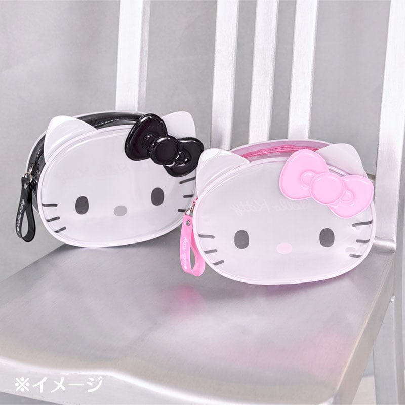Hello Kitty Pink & Clear Zipper Pouch (I Love Hello Kitty Series) - 图片 2