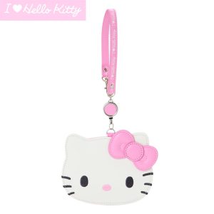 Hello Kitty Pink Retractable ID Badge Reel (I Love Hello Kitty Series)
