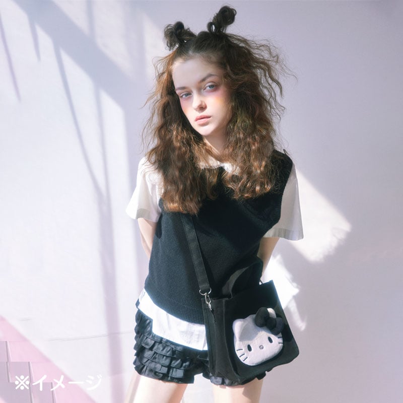 Hello Kitty 2-Way Black Mini Tote Bag (I Love Hello Kitty Series) - 图片 2