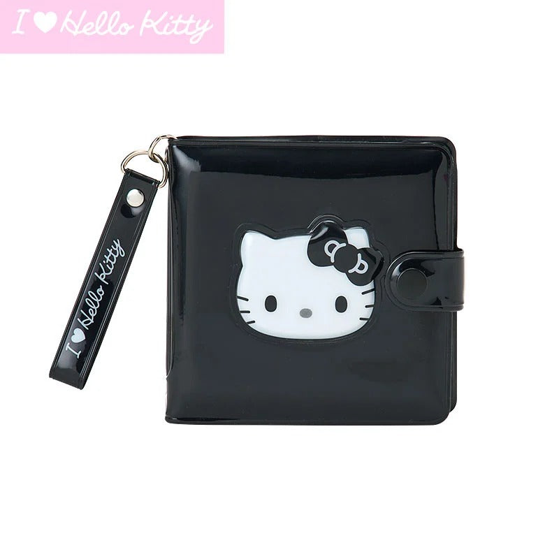 Hello Kitty Black Vinyl Snap Wallet (I Love Hello Kitty Series)