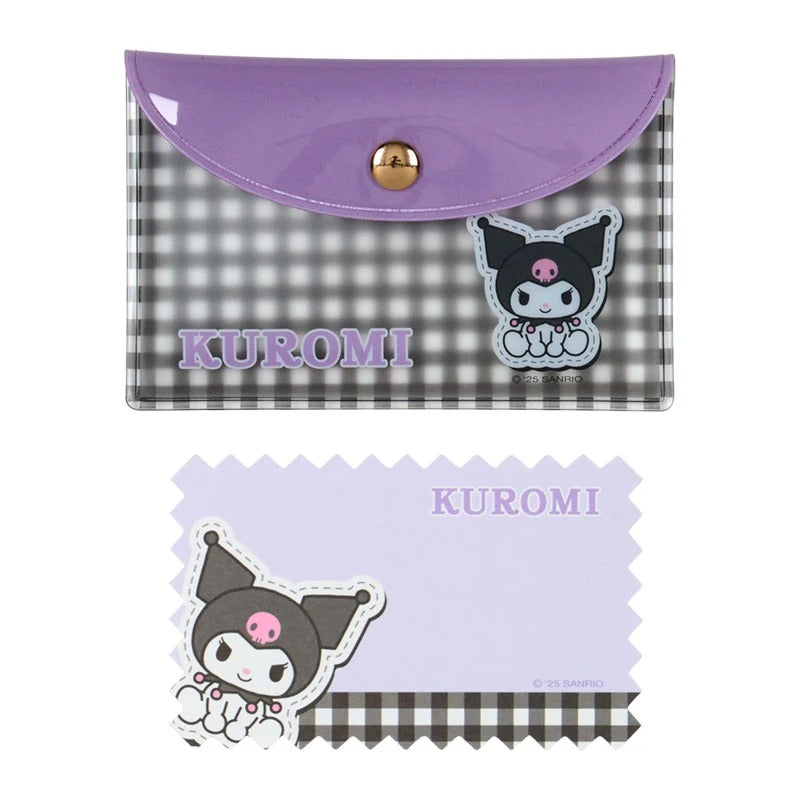 Kuromi Gingham Mini Memo Sheets