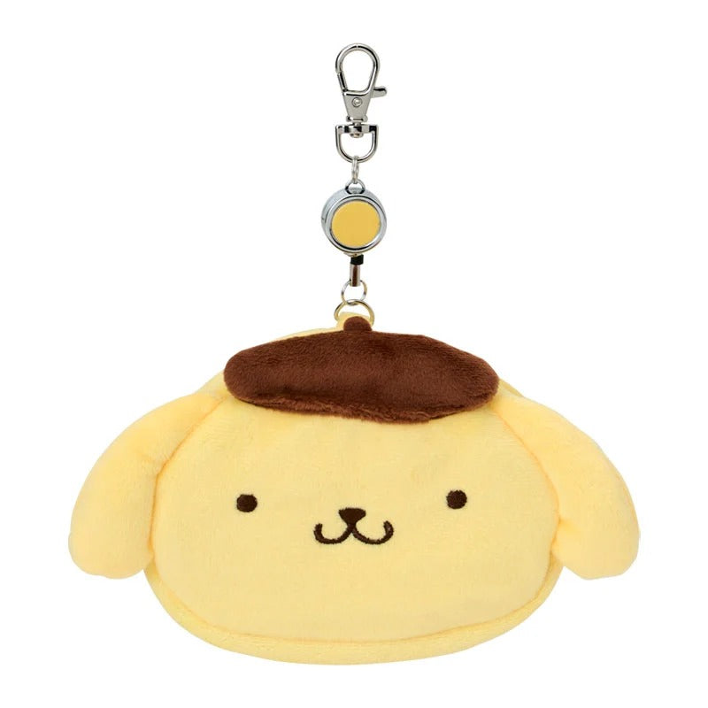 Pompompurin Plush ID Badge Holder & Reel