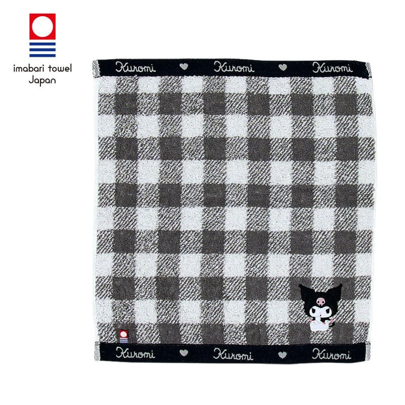 Kuromi Gingham Imabari Wash Towel